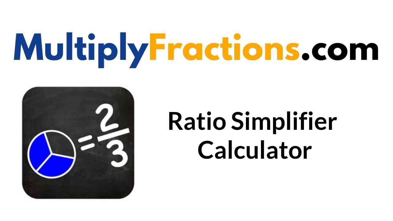 Ratio Simplifier Calculator